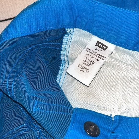 Levi’s 511 Skinny Denim Blue Jeans - Picture 11 of 14